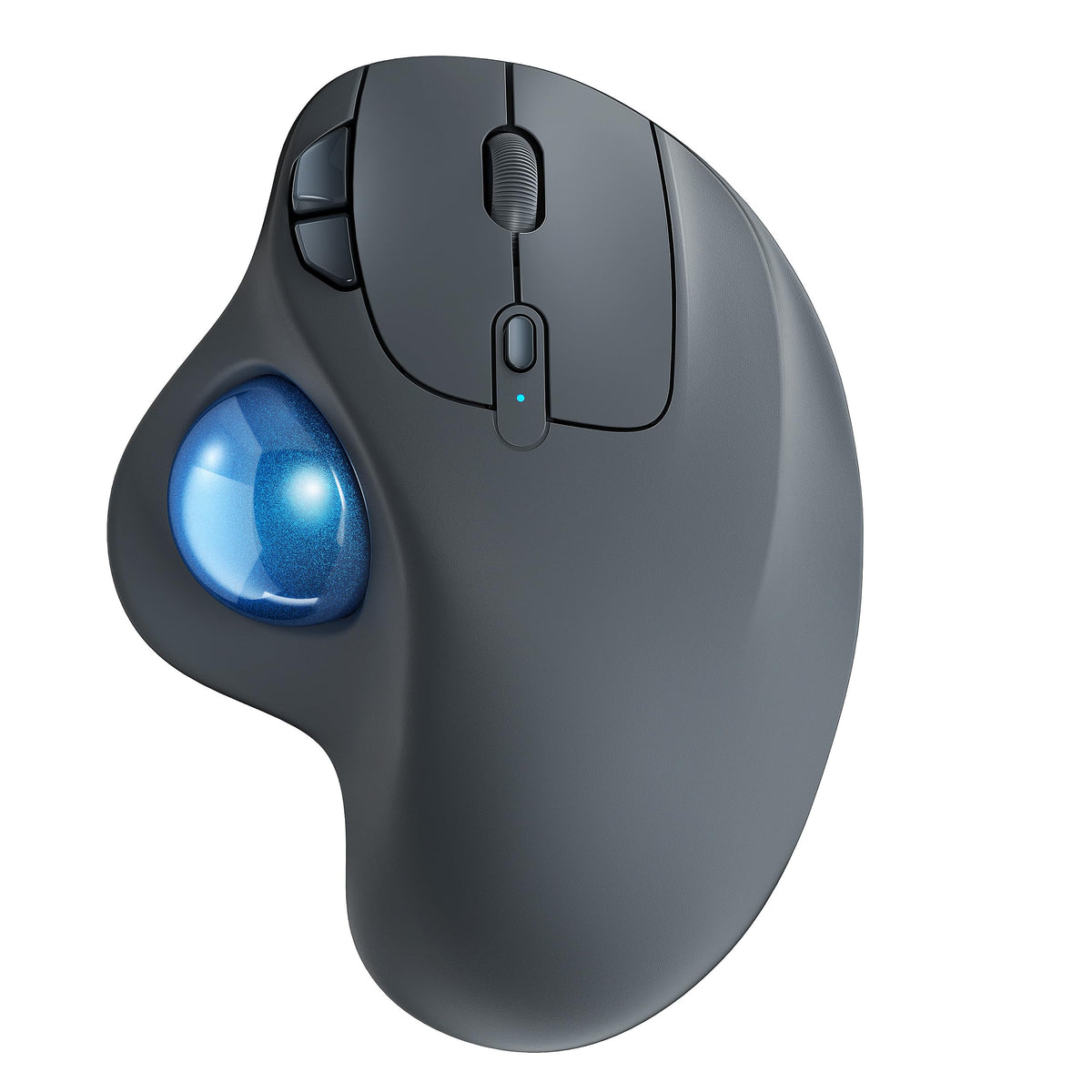 Wireless Ergonomic Thumb Control Trackball Mouse F183