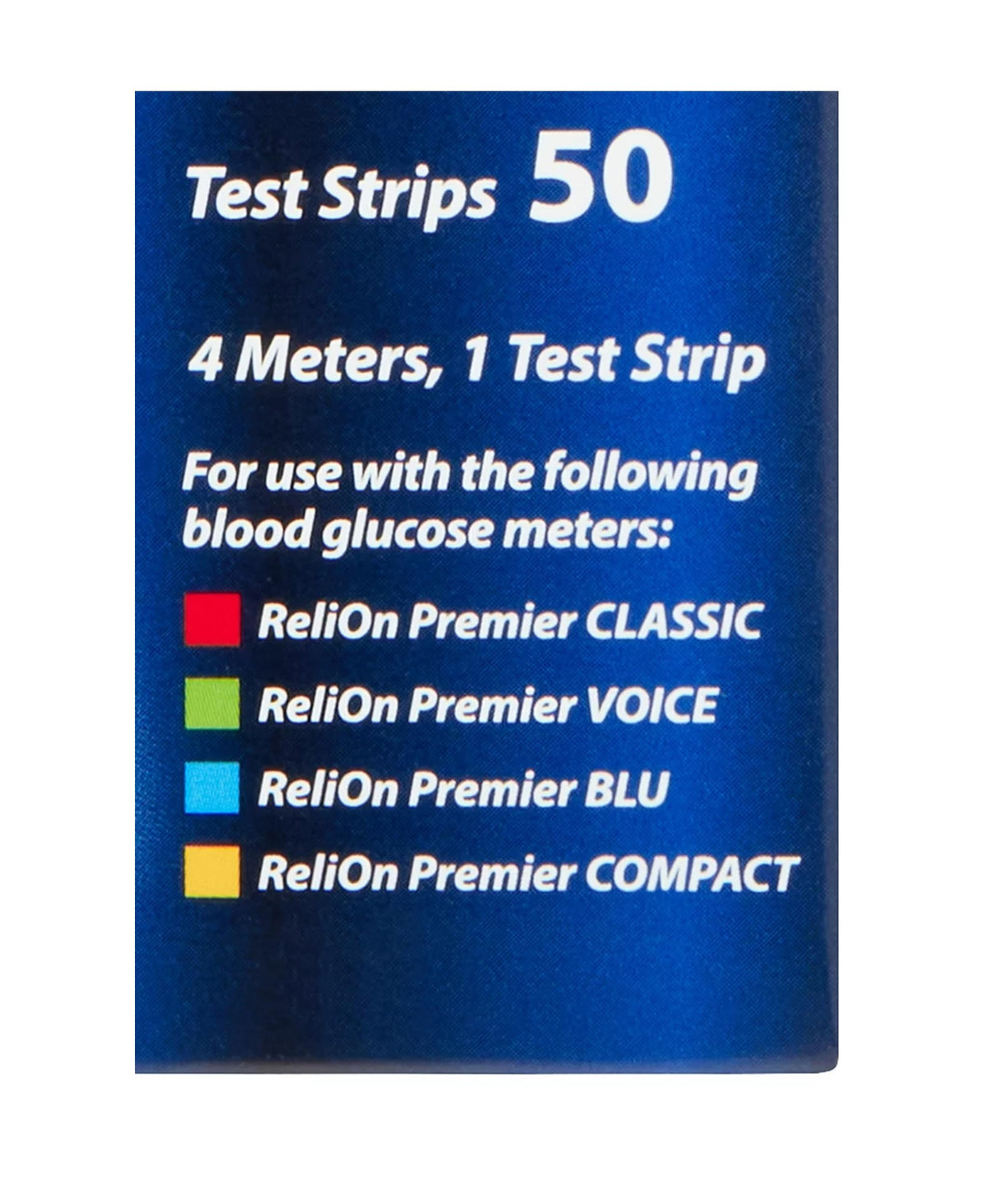 Blood Glucose Test Strips 50 Count J815189