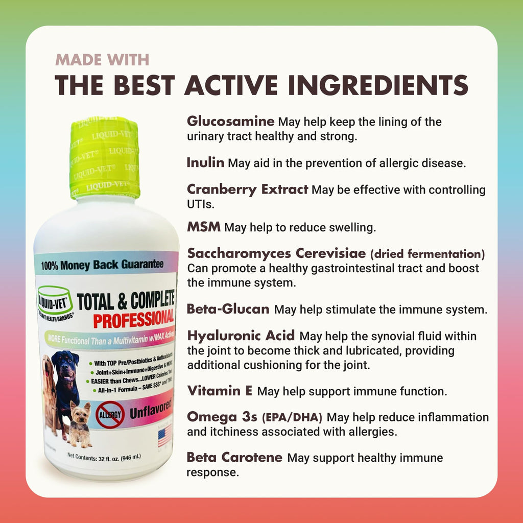 10-in-1 Dog Support 32 oz Unflavored R9951