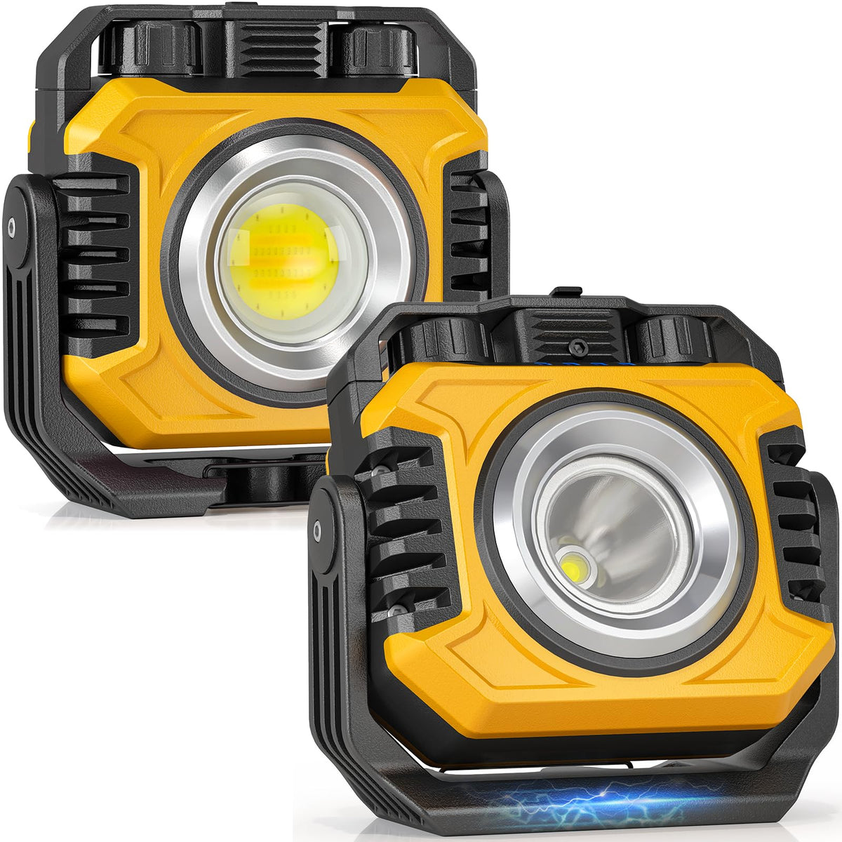 2-Pack 2400LM Magnetic Rechargeable Work Light K398833