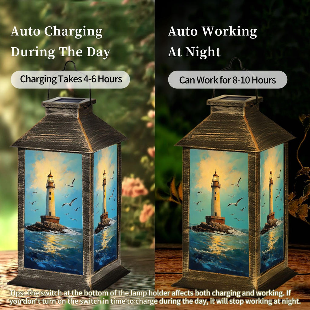 Waterproof Solar Powered Hanging Lantern V216