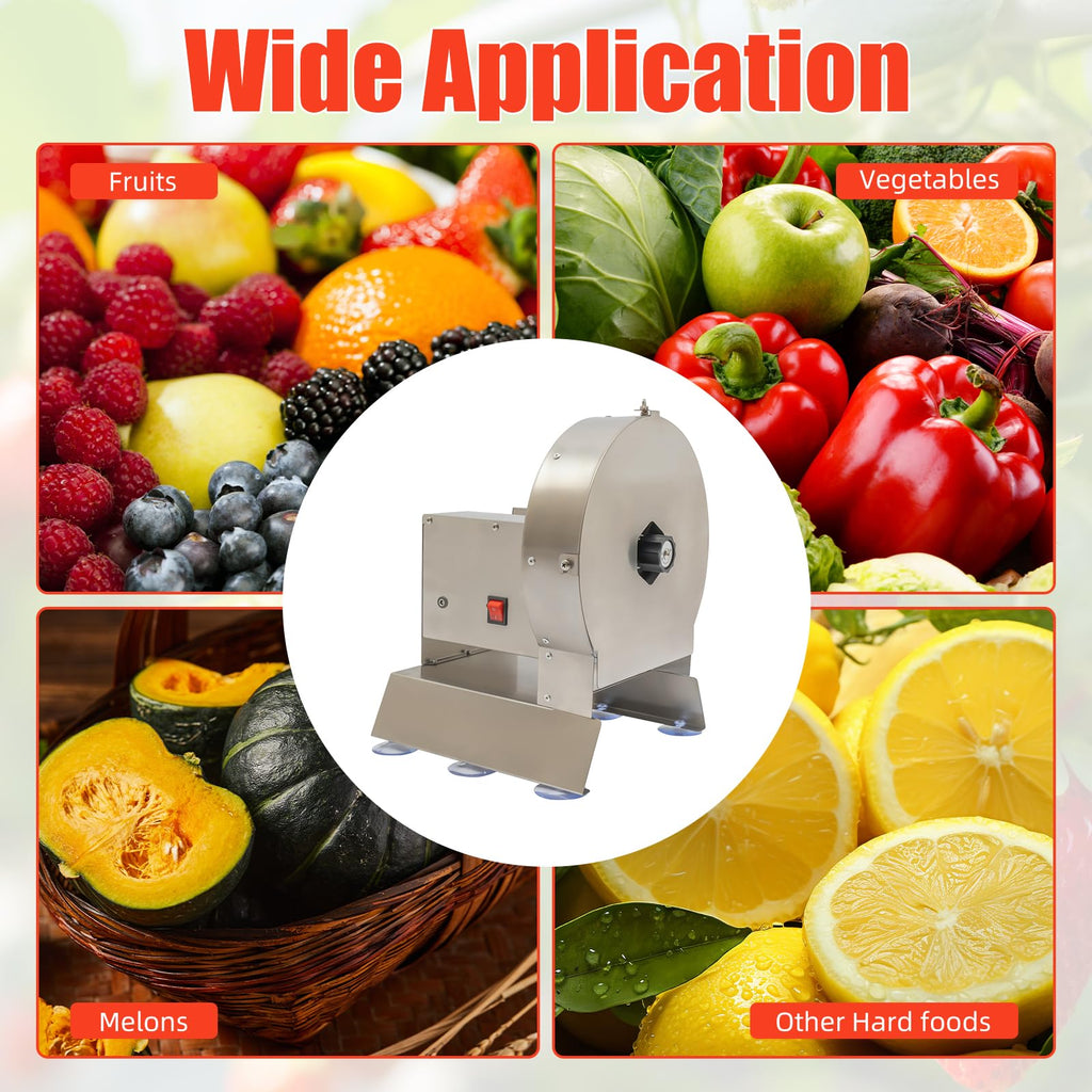 Electric Vegetable Slicer 2 IN 1 0-12mm Thickness Adjustable P523