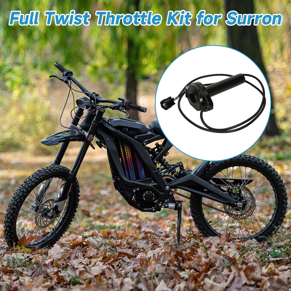 Throttle Handle Kit Replacement for Electric Dirt Bike S6404