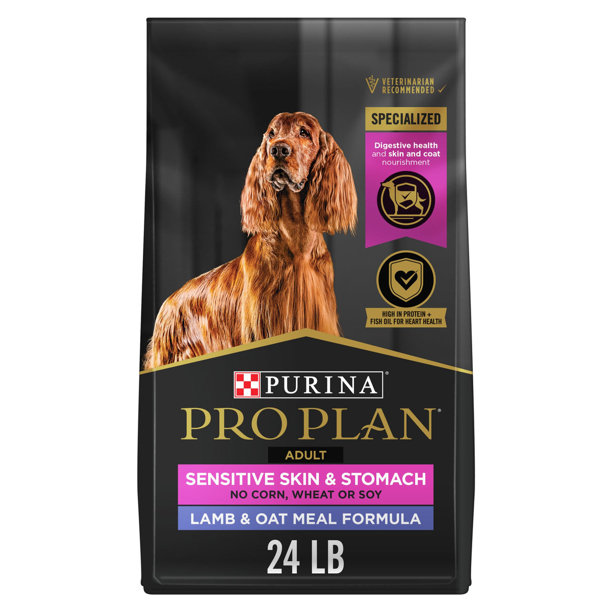 Sensitive Skin & Stomach Dry Dog Food, Lamb, 24 lb Bag I61352