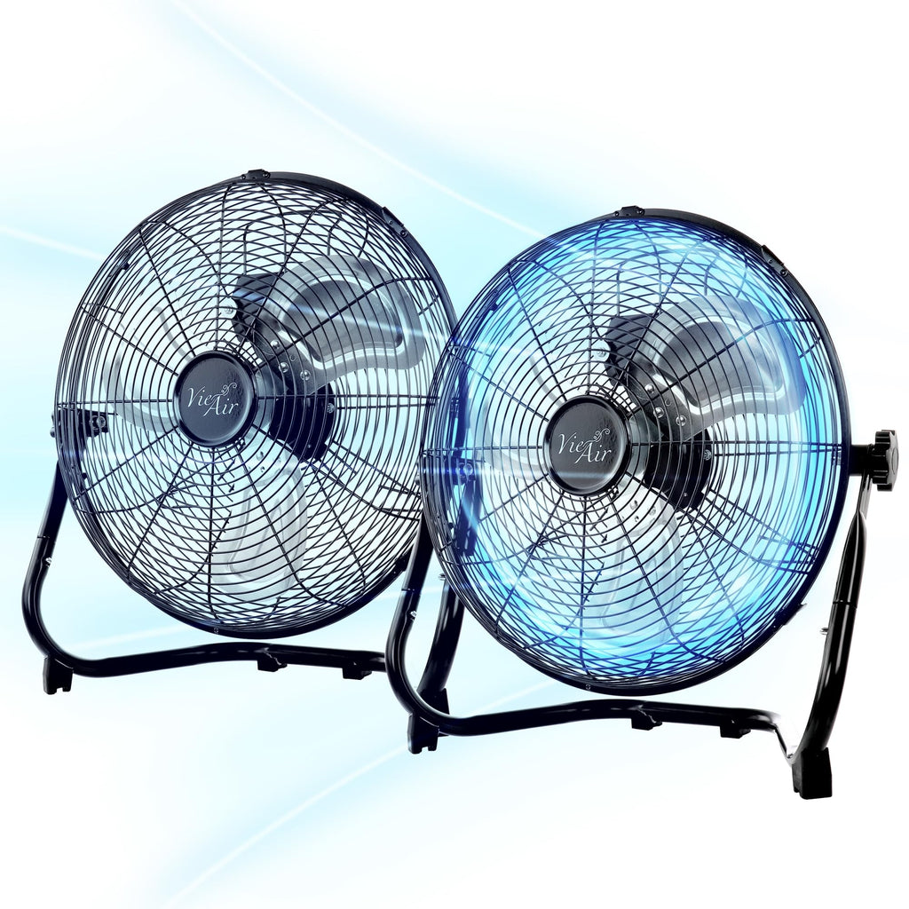20 Inch Tilting High Velocity 3 Speed Metal Floor Fan S17006