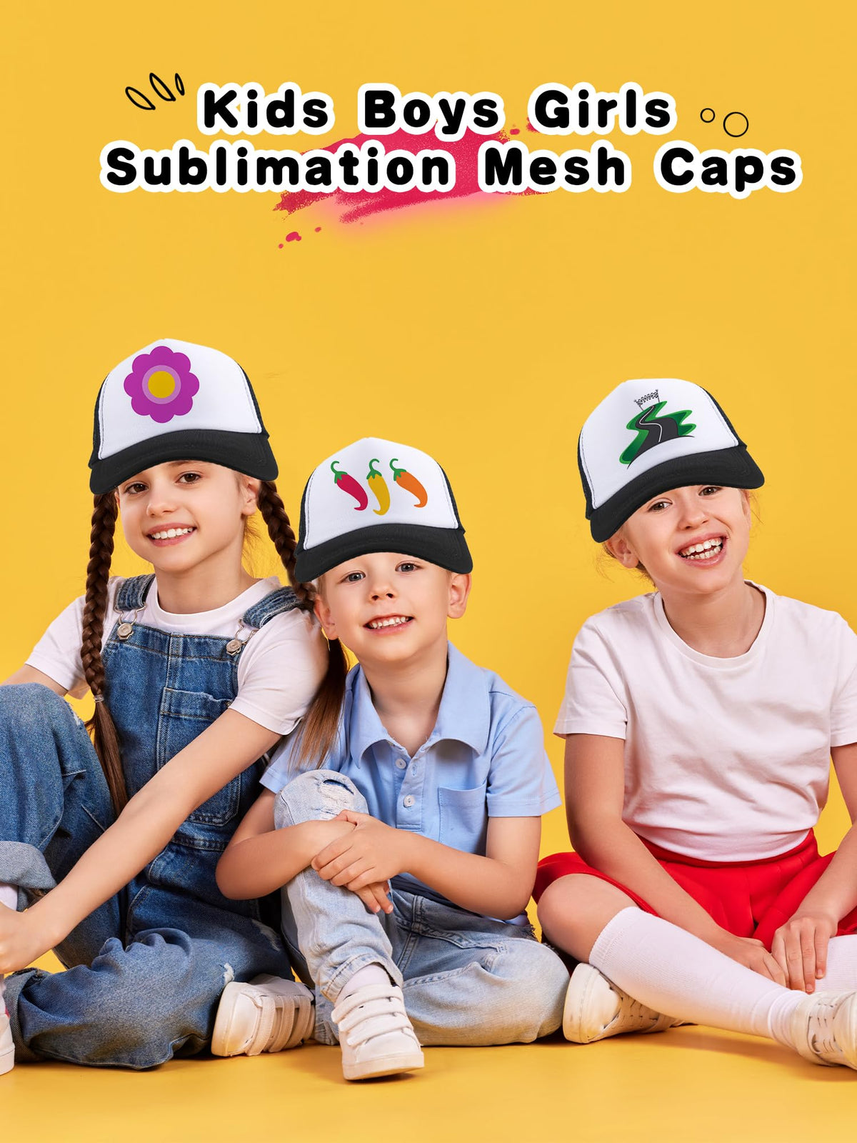 30 Pcs Adjustable Mesh Trucker Hats Z81214