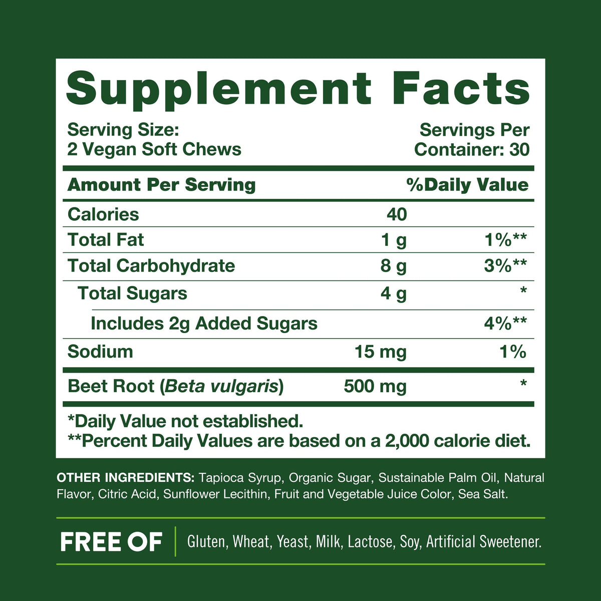 Beet Root Chews L20267