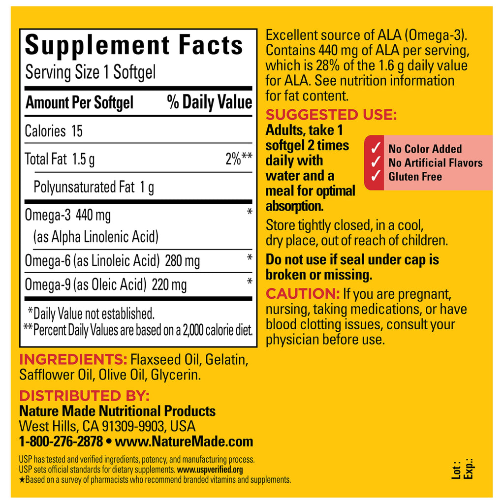 Omega 3 6 9 Supplements 150 Softgels X2716
