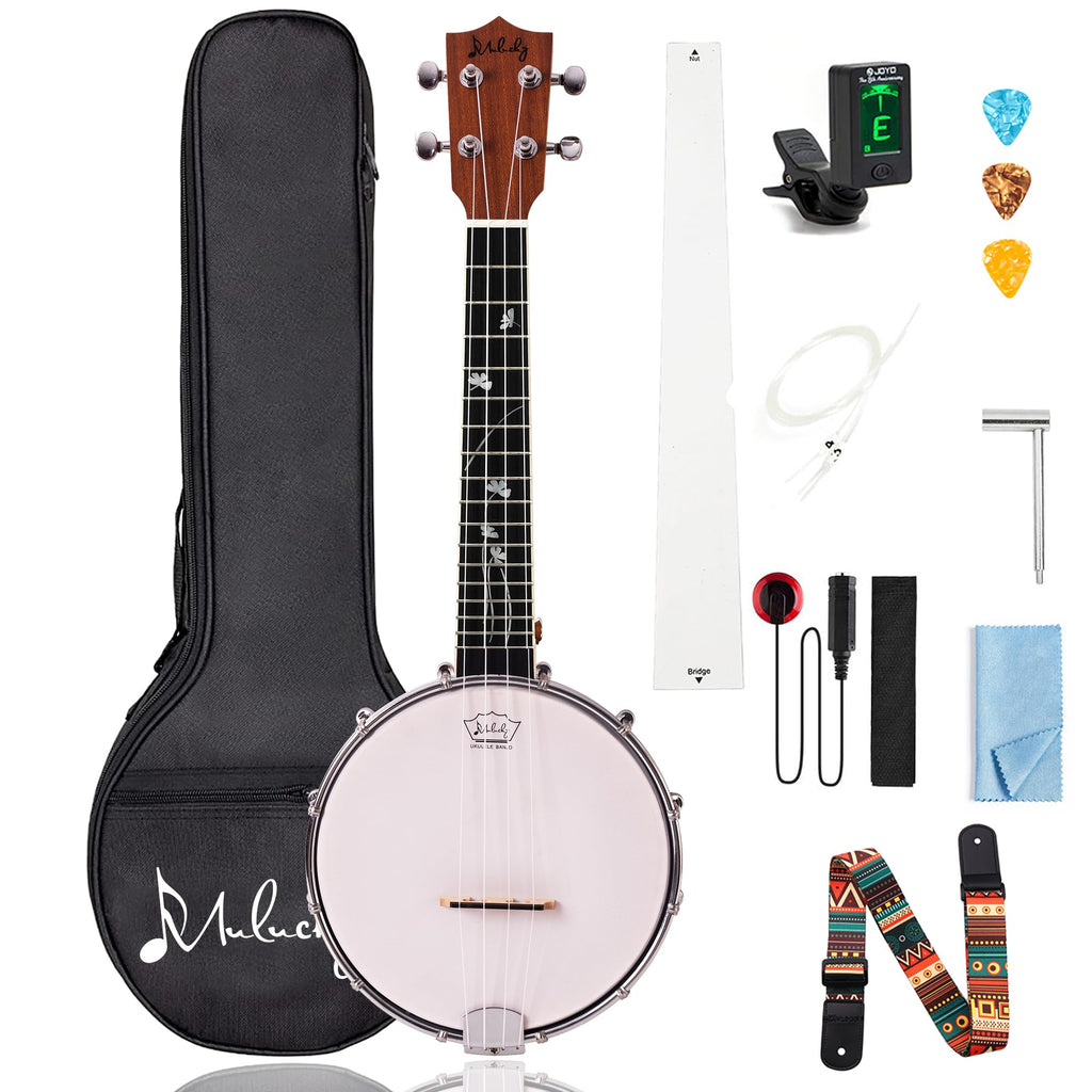 23" Sapele Wood Banjo Ukulele G561