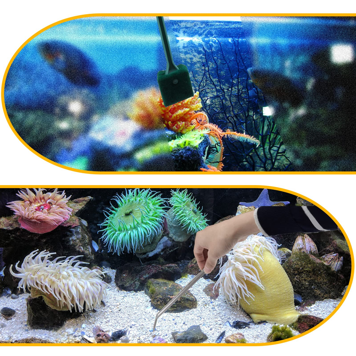 8 in 1 Stainless Steel Aquarium Cleaning Tools B69853