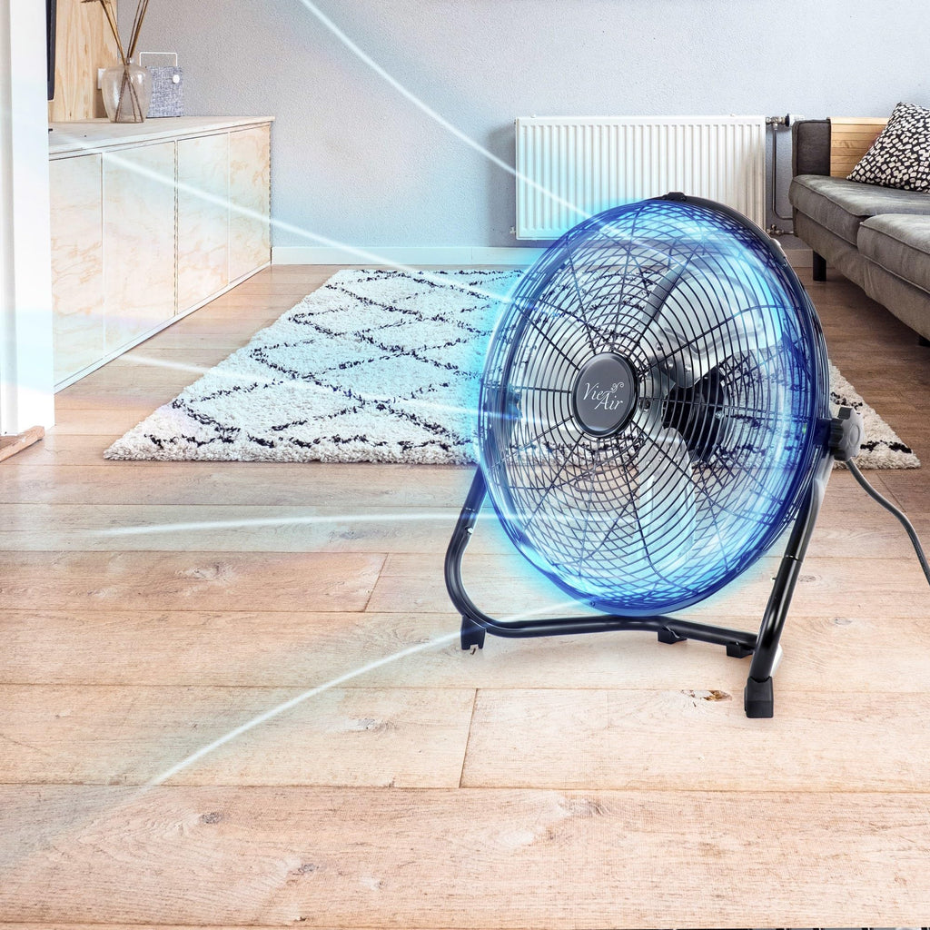20 Inch Tilting High Velocity 3 Speed Metal Floor Fan S17006